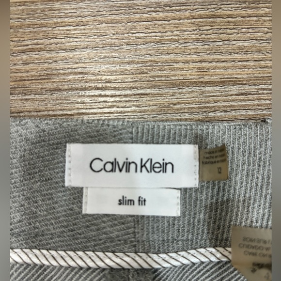 Calvin Klein Light Grey Pant Suit Size 12 - Picture 14 of 16